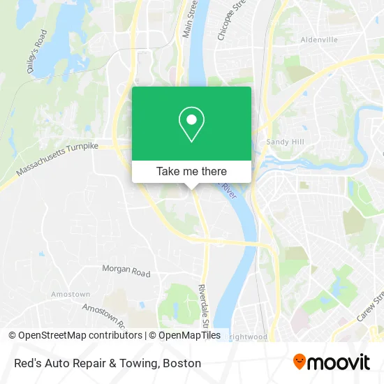 Red's Auto Repair & Towing map