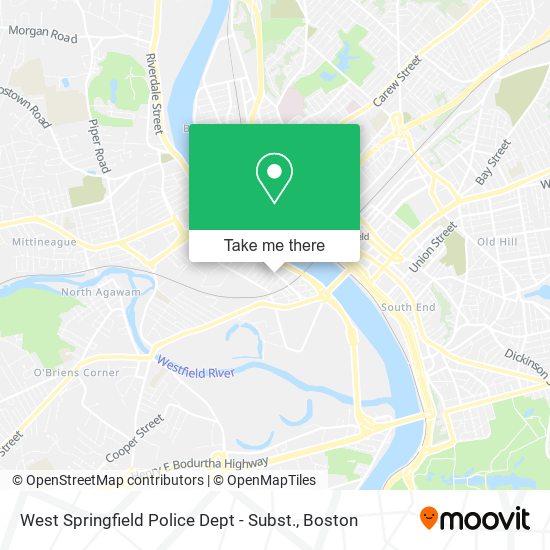 West Springfield Police Dept - Subst. map