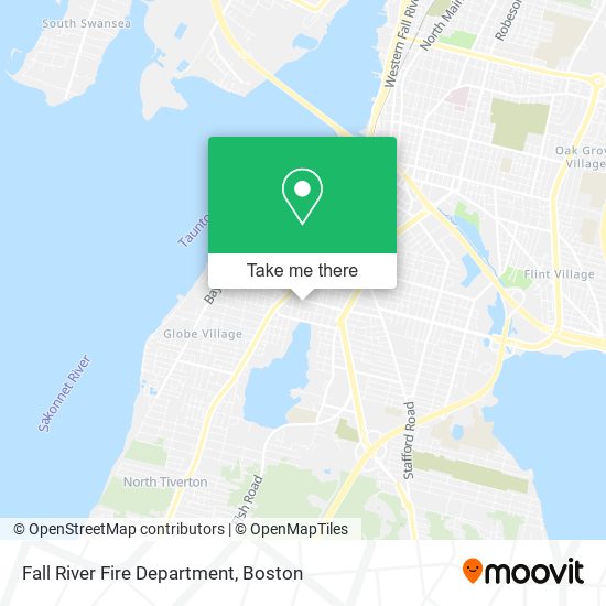 Mapa de Fall River Fire Department