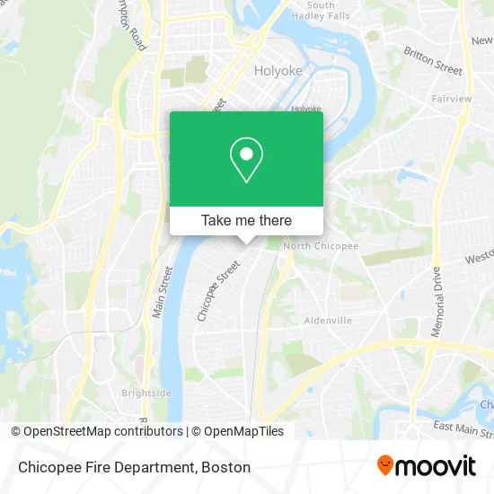 Chicopee Fire Department map