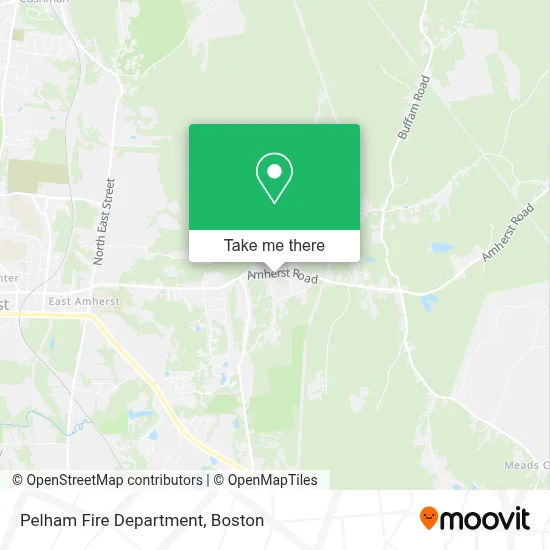 Pelham Fire Department map