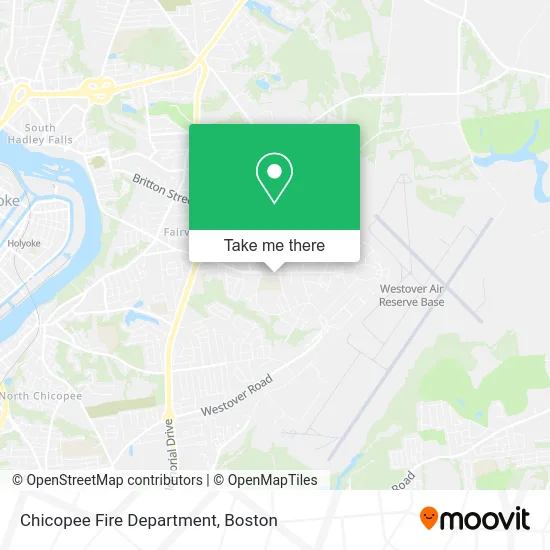 Chicopee Fire Department map