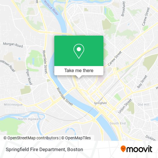Springfield Fire Department map