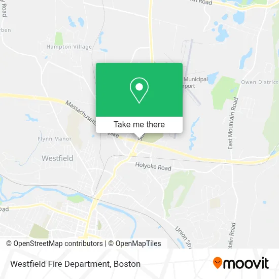 Westfield Fire Department map