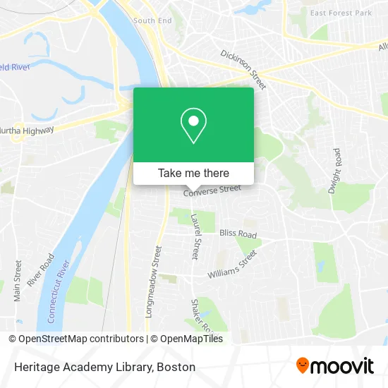 Heritage Academy Library map