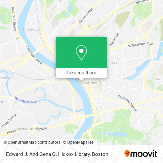 Edward J. And Gena G. Hickox Library map
