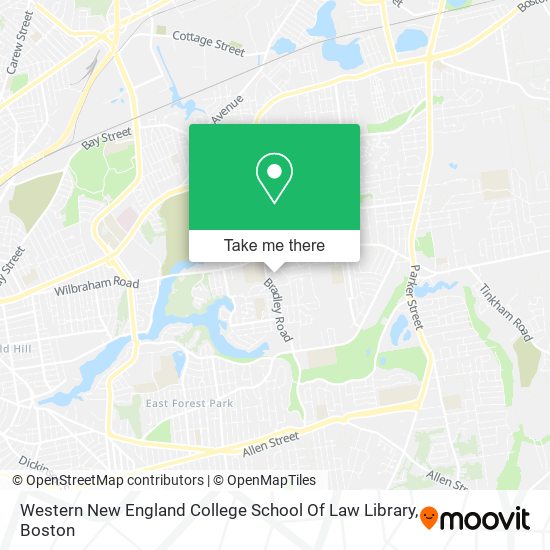 Western New England College School Of Law Library map