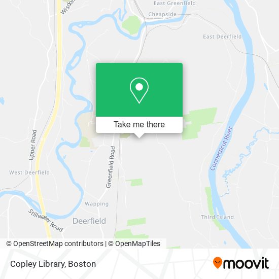 Copley Library map