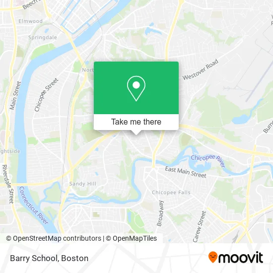 Barry School map