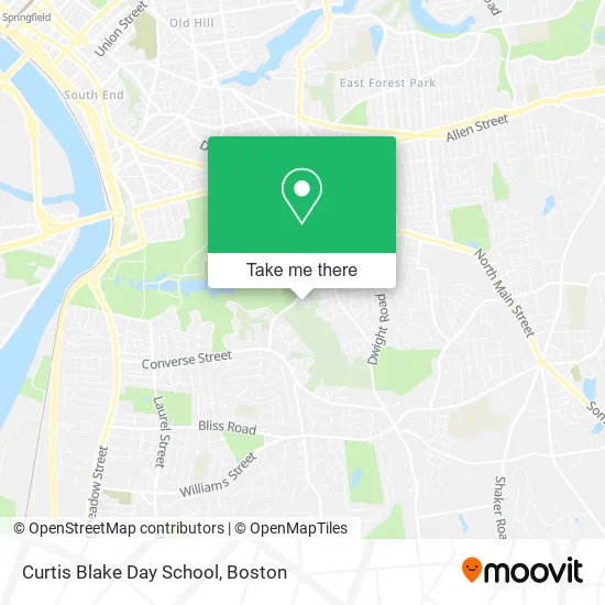 Curtis Blake Day School map
