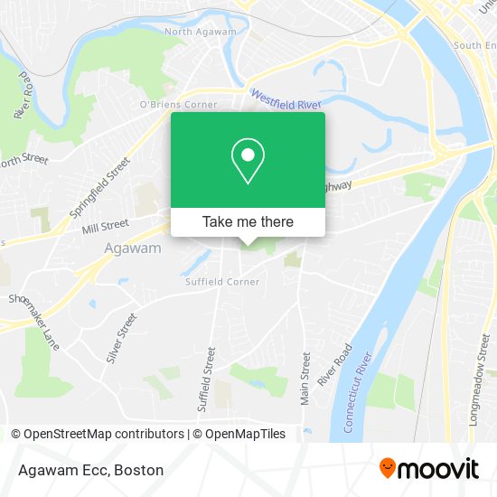 Mapa de Agawam Ecc