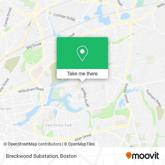Mapa de Breckwood Substation