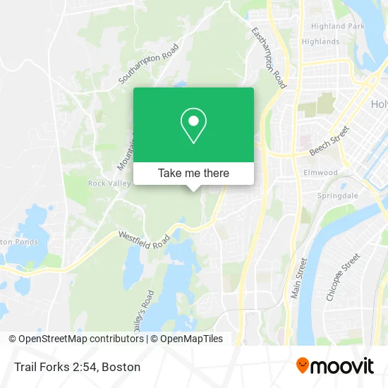 Trail Forks 2:54 map