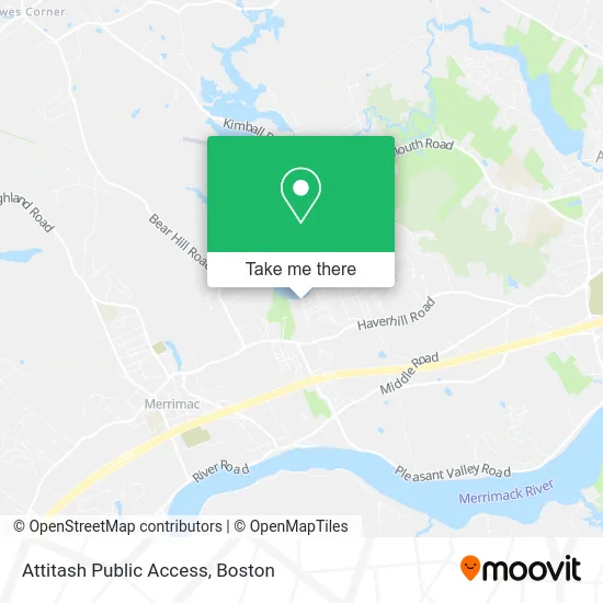 Attitash Public Access map