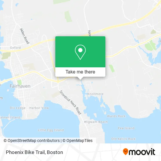 Phoenix Bike Trail map