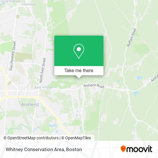Whitney Conservation Area map