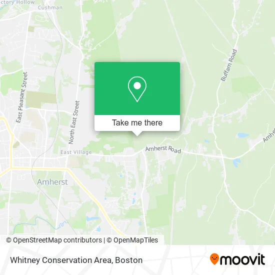 Whitney Conservation Area map