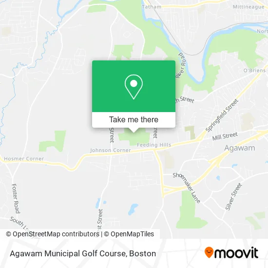 Agawam Municipal Golf Course map