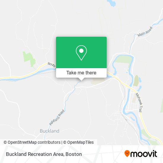 Buckland Recreation Area map