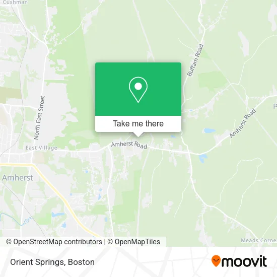 Orient Springs map