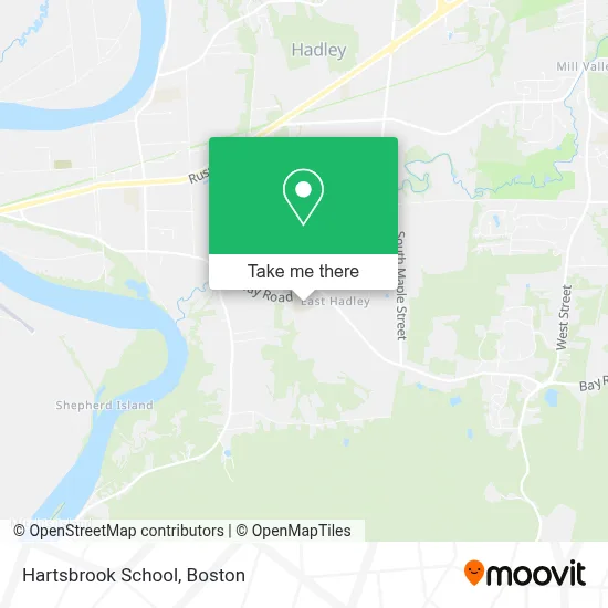 Hartsbrook School map
