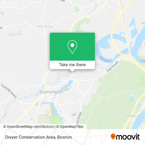 Dwyer Conservation Area map