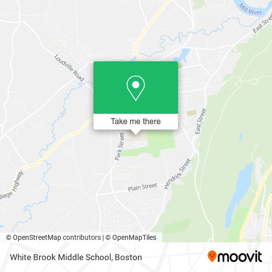 Mapa de White Brook Middle School