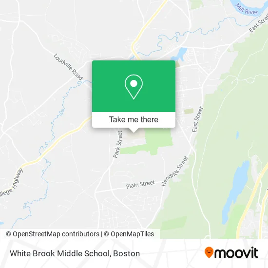 White Brook Middle School map