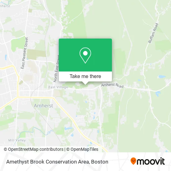 Amethyst Brook Conservation Area map