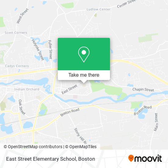 East Street Elementary School map