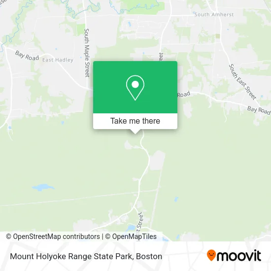 Mount Holyoke Range State Park map