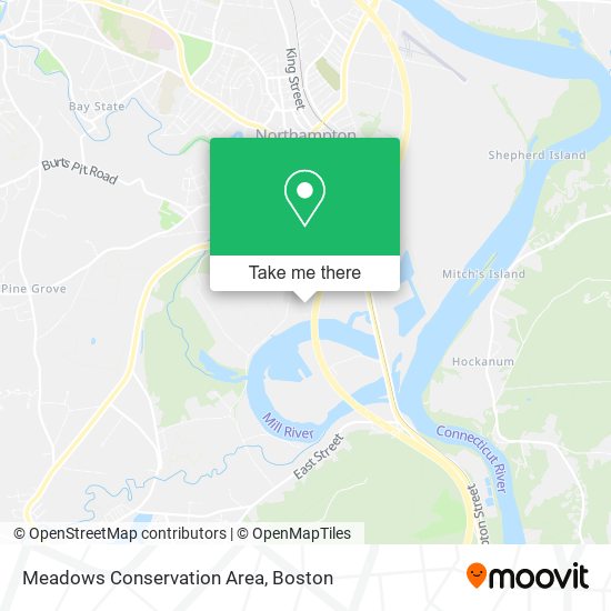 Meadows Conservation Area map