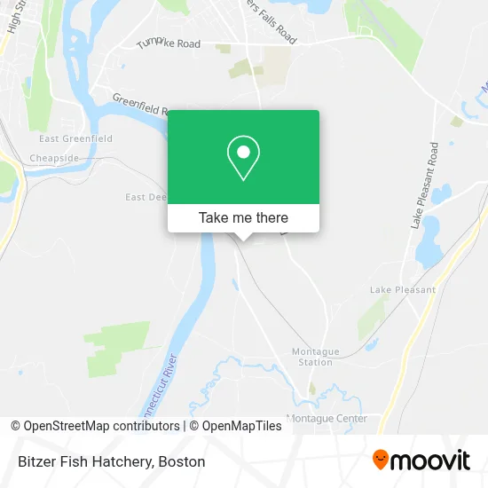 Bitzer Fish Hatchery map