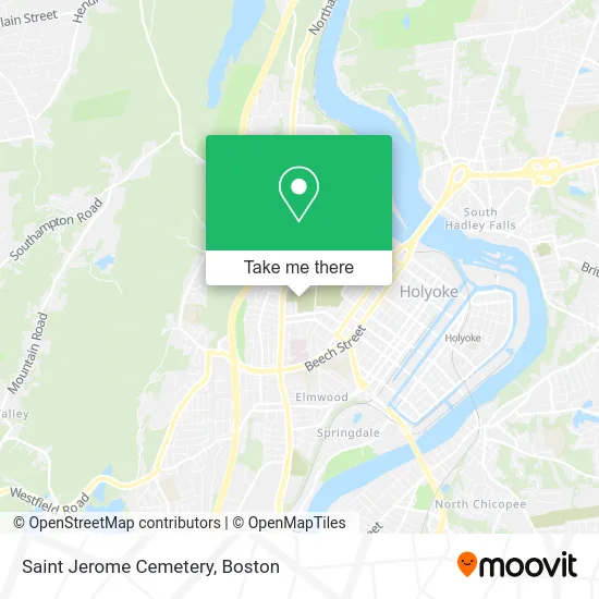 Saint Jerome Cemetery map