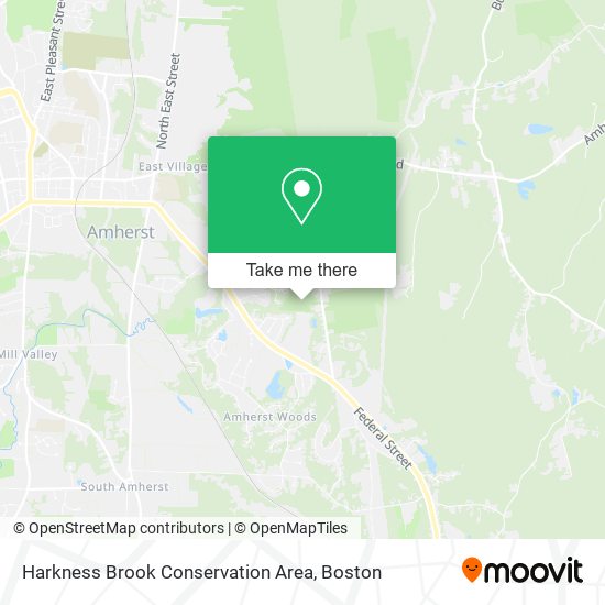 Harkness Brook Conservation Area map