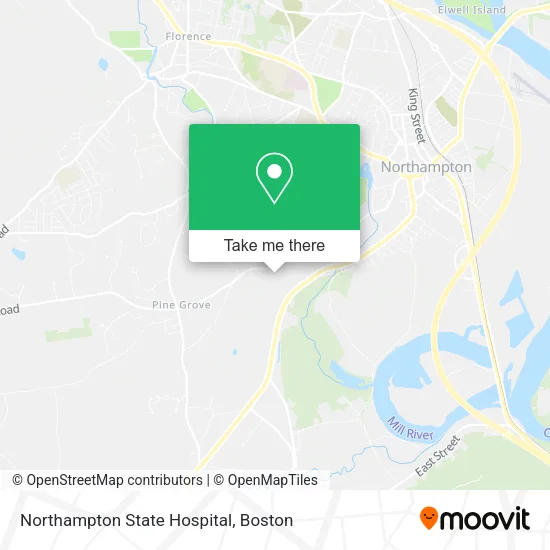 Northampton State Hospital map
