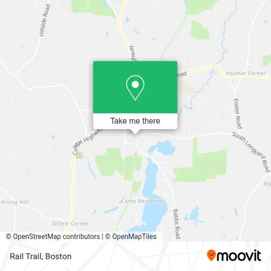 Rail Trail map