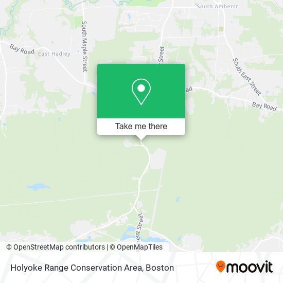 Holyoke Range Conservation Area map