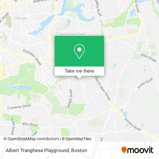 Albert Tranghese Playground map
