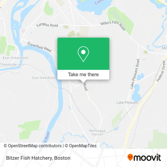 Bitzer Fish Hatchery map