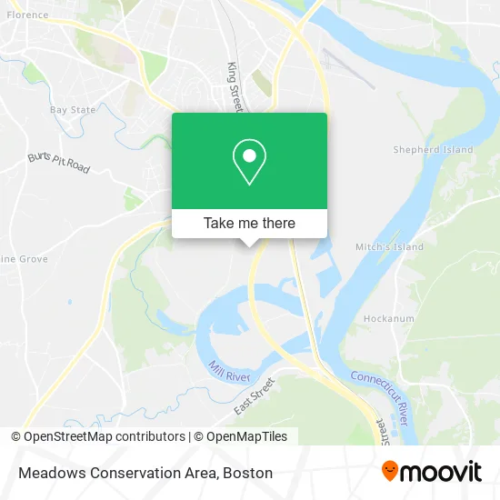 Meadows Conservation Area map