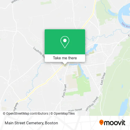Mapa de Main Street Cemetery