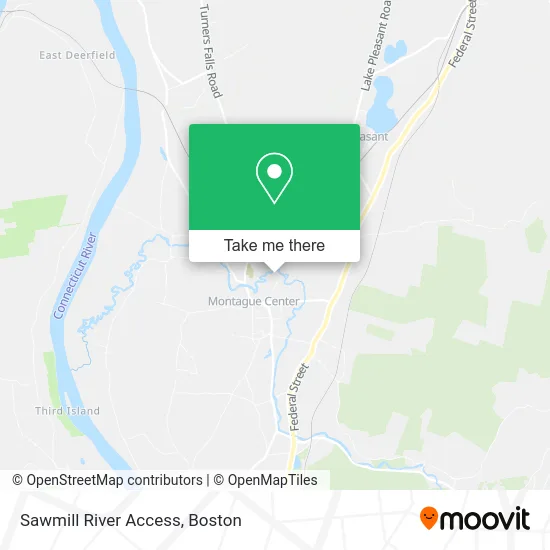 Sawmill River Access map