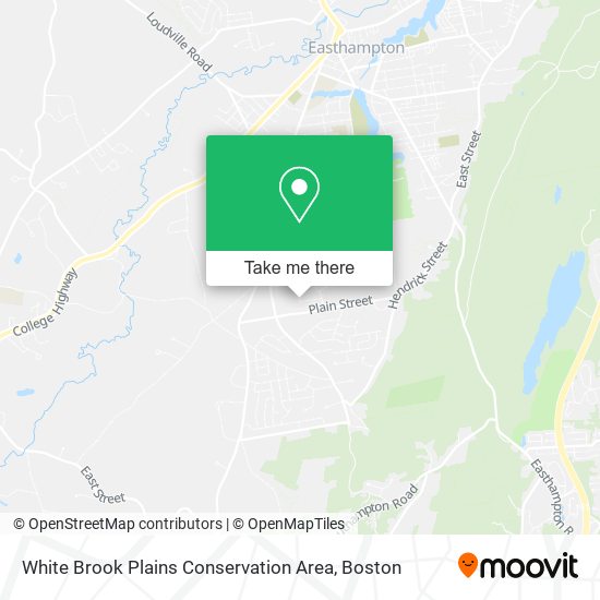 Mapa de White Brook Plains Conservation Area