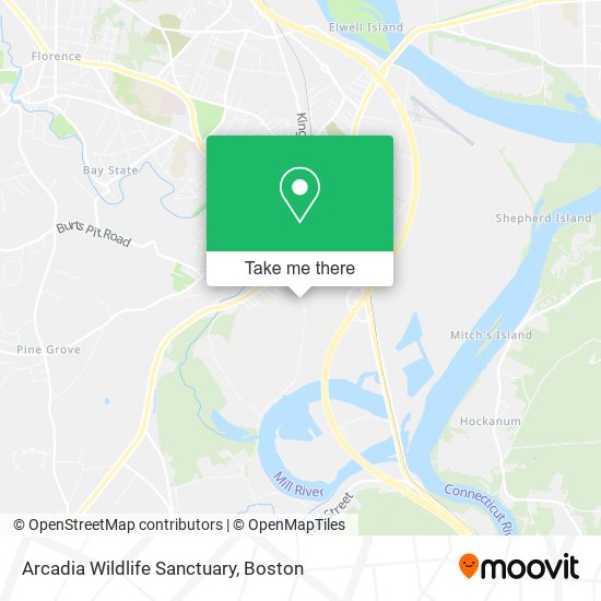 Arcadia Wildlife Sanctuary map