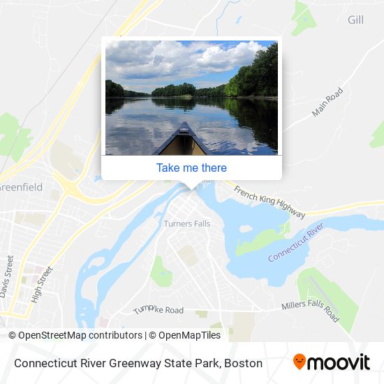 Mapa de Connecticut River Greenway State Park