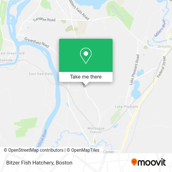 Bitzer Fish Hatchery map
