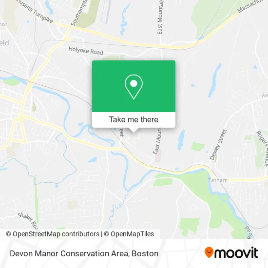 Mapa de Devon Manor Conservation Area