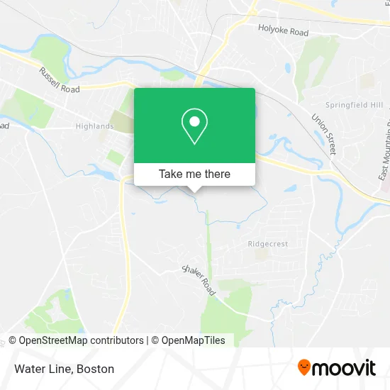Water Line map