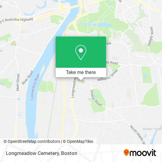 Longmeadow Cemetery map